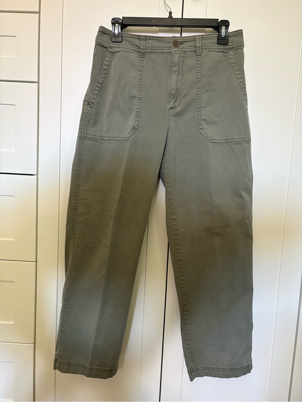 Olive Green Woman's Casual Girlfriend Khaki's